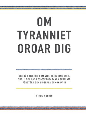 cover image of Om tyranniet oroar dig